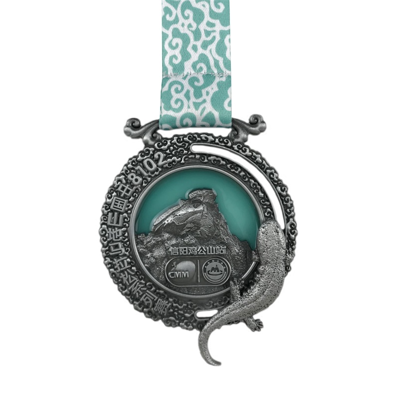 Design perfetto logo personalizzato medaglie sportive 4d e medaglie commemorative delnastro