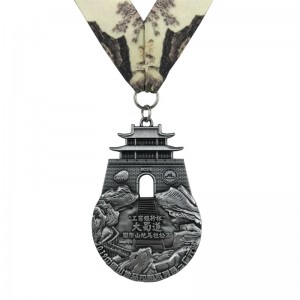 Design perfetto antico oro in ottone in argento 4D medaglie di medaglie di medaglie di medaglie premi medaglie