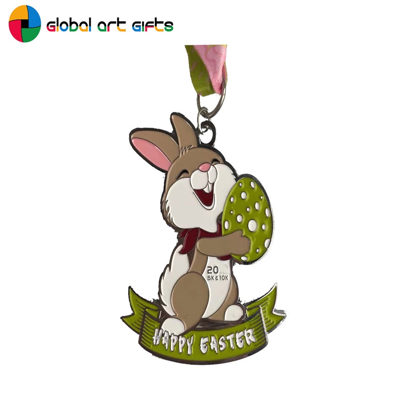 Regali festivi medaglie personalizzate Bunny&Medage di uova di Pasqua