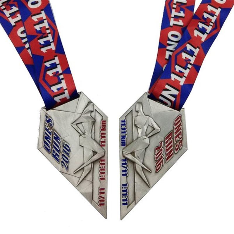 GAG Design esclusivo Cash Metal Sport Medalings con Medaling di trail traino anastro