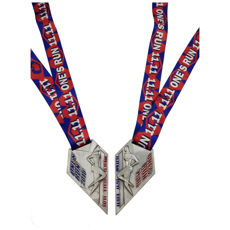 GAG Design esclusivo Cash Metal Sport Medalings con Medaling di trail traino anastro