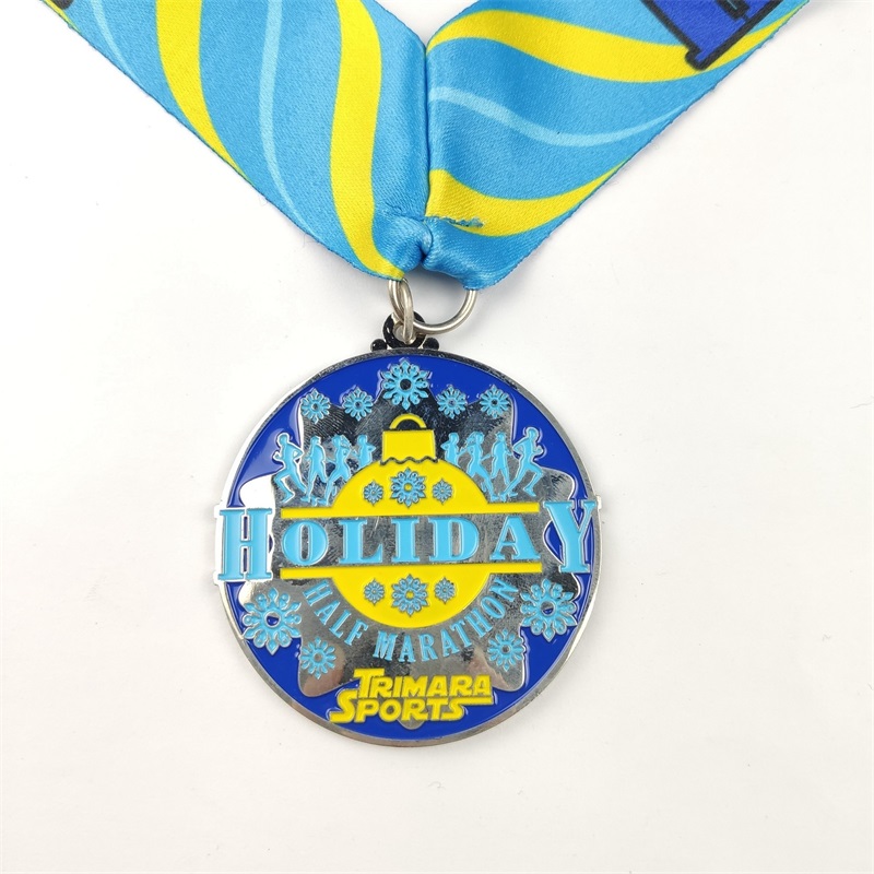 Medaglie d'oro e bronzo Regali di medaglie personalizzate per Natale