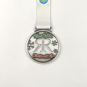 Medaglie d\'oro e bronzo Regali di medaglie personalizzate per Natale