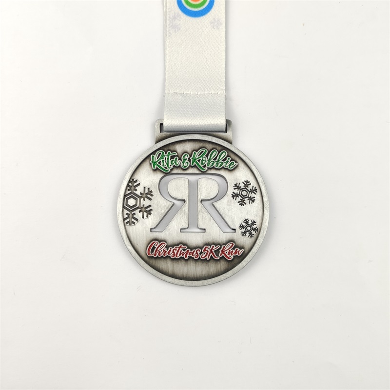 Medaglie d'oro e bronzo Regali di medaglie personalizzate per Natale