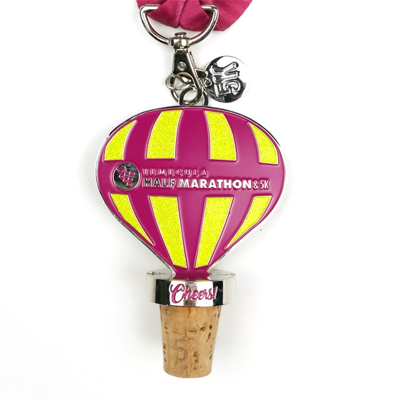 Medaglie di mezza maratona personalizzata medaglia di vigneto