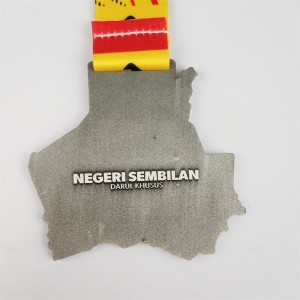 Medaglia di medaglia sportiva personalizzata professionale medaglia di effetto stereoscopico