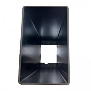 Profili estrusi anodizzatineri, parti ad alta precisione CNC.