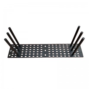 Staffa galleggiante in acciaio a spruzzo in polverenera di alta qualità con bordo di supporto rimovibile