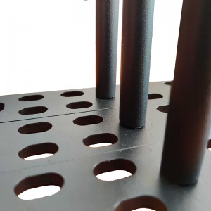 Staffa galleggiante in acciaio a spruzzo in polverenera di alta qualità con bordo di supporto rimovibile