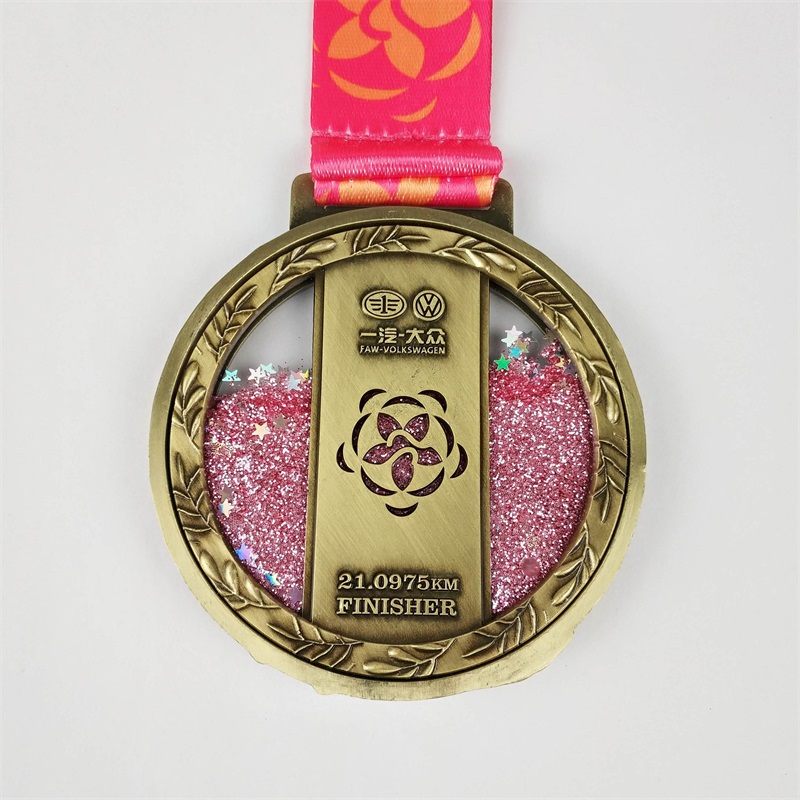 Medaglie di maratona personalizzata in lega di zinco gare di gare di gare di divertimento
