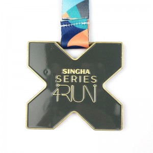 Medaglie di collana di medaglioni dorate Olimpiadi invernali 2022 Medaglia in ghisa