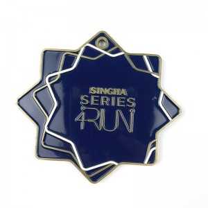 Medaglie di premio medaglia religiosa in metallo in metallo personalizzato