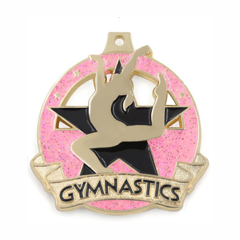 Medaglie di ginnastica dello smalto di medaglie personalizzate