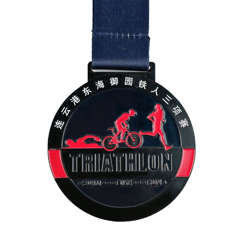 Medaglia di medaglia di smalto sportivo inciso in metallo personalizzato medaglie 3d 3d