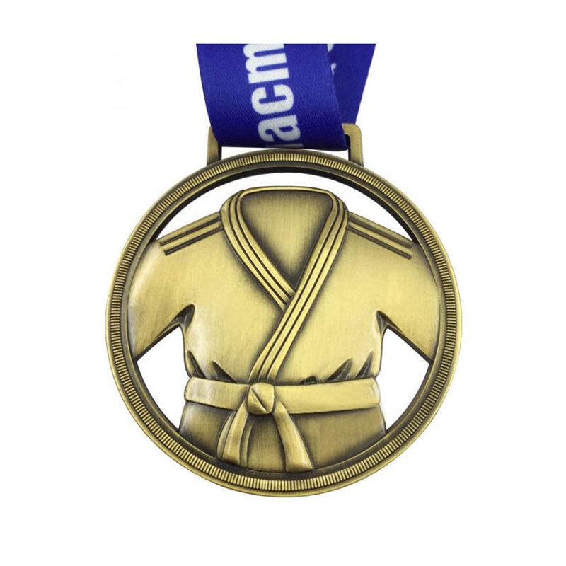 Medaglie di metallo fuso Kungfu Medaglia d'oro Medalla de Kung Fu