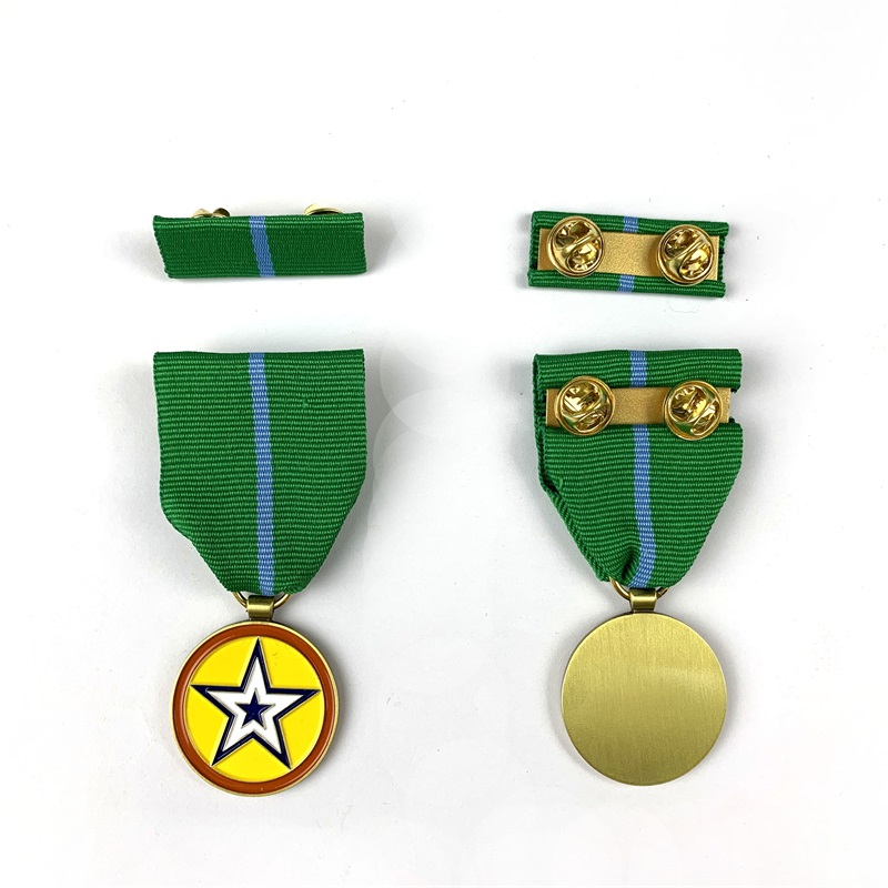 Medaglia personalizzata connastro in metallo in ferro croce dei soldati onore del premio War Award badge medaglia