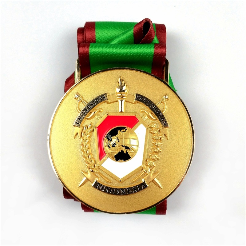 Medaglia d'onore in lega di zinco personalizzata progetta la tua medaglia di smalto soft da corsa