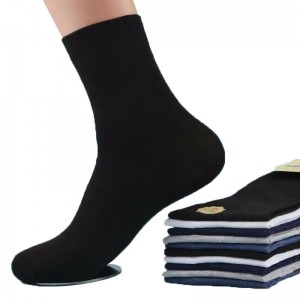 Design semplice calzini traspiranti da uomini da uomo d\'affari personalizzati