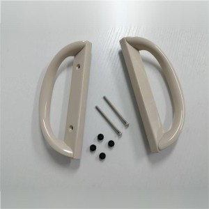 Set di manico della porta del patio scorrevole, forma D,non keyed (si adatta alla spaziatura del foro 3-15/16 \\\