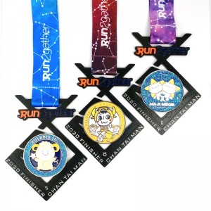 All\'ingrosso senza ordini minimi di smalto maratona medaglie