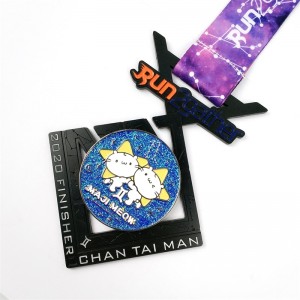 Medaglie di rame in argento dorato personalizzatonessun ordine minimo per la vendita