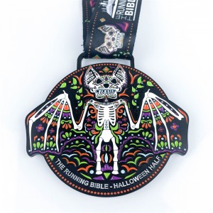 Cangole di sublimazione personalizzato Metal Hollow Championship Super Hero Race Medal