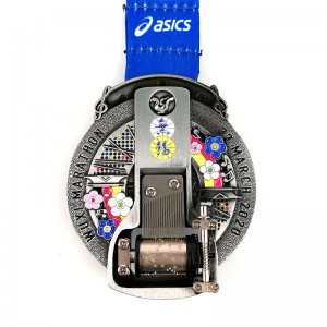 Cangole di sublimazione personalizzato Metal Hollow Championship Super Hero Race Medal