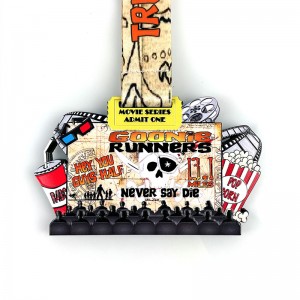 Medaglia in metallo e medaglia in metallo medio in metallo personalizzato