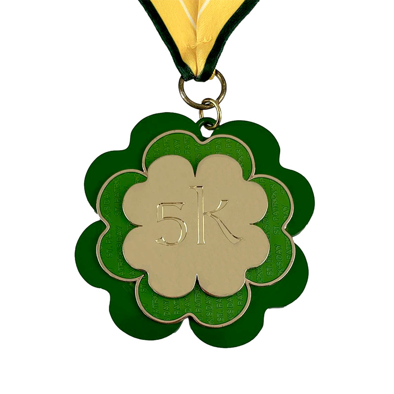 Medaglia di stampa personalizzata medaglia cristiana percorsi per trail running medaglie