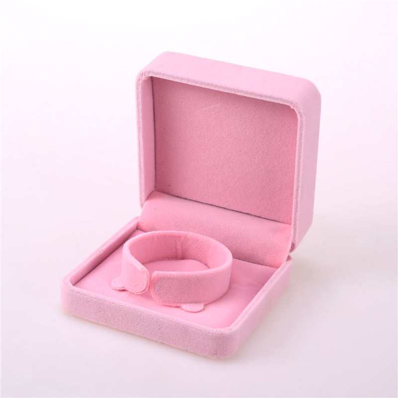 Scatola regalo di gioielli rosa, scatola regalo di gioielli personalizzata
