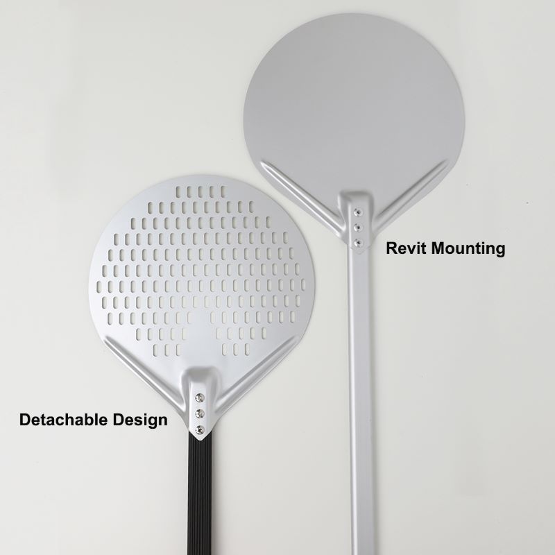 Revit Montaggio 12nch/14inch/16inch in alluminio pizza peel pizza pala spatola pizza paddle