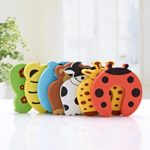 Eva schiuma bambino personalizzato Sicurezza degli animali produttivi carino Special slam Cartoon Sicurezza del baby dita per pizzico di guardia in gomma Stoppe