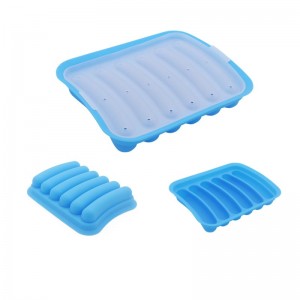 Stampi per salsiccia silicone antiaderente per hot dog fatti in casa, hot dog fai -da -te, stampi per hot dog al forno, forno e forno a microonde