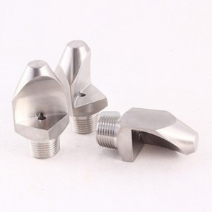 Angolare in acciaio inossidabile angolo stretto ventola piatta per la pulizia dell\'acqua ugello