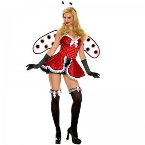 Lovely Lady Bug Costume INCIMI IN GIOVAMENTO ALL\'INGUAGGIO DA PARTY Sexy Cosplay Factory Fornitore per Halloween Party Carnival