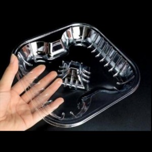 Vassoio di frutta a fessura senza coperchio 190*190*25 mm HGF-4A (85)