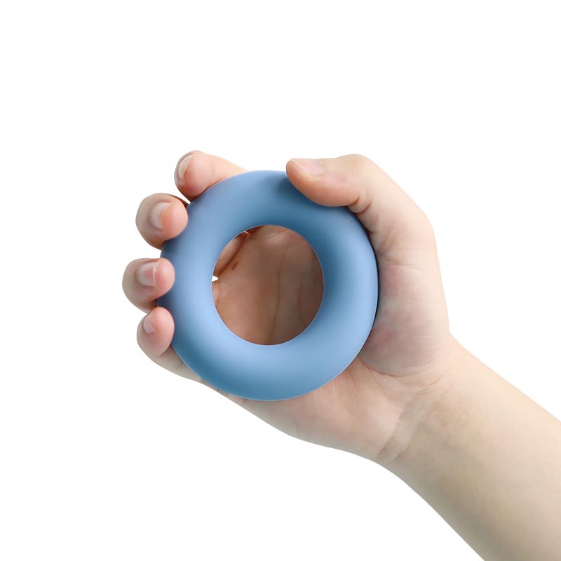 Anelli dell'avambraccio Anelli dell'impugnatura in silicone - Silicone Squeeze Gripper per lo strumento di allenamento di rafforzamento muscolare - Arthritic Finger Physical Therapy PT Kit Trainer