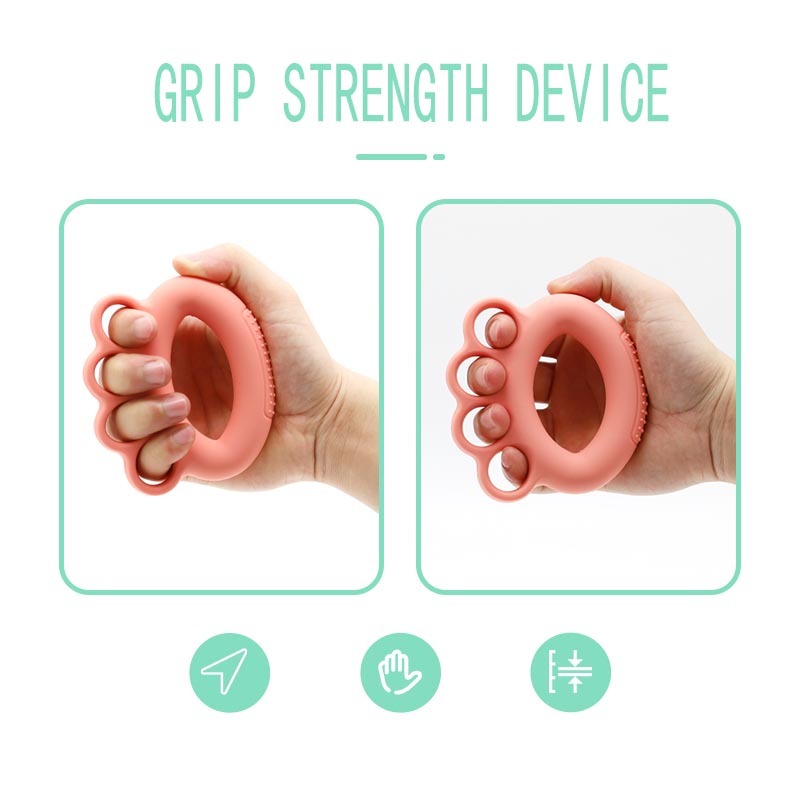Allenatore della forza di presa in silicone Mano di silicone e esercitatore e rafforzamento dell'avambraccio per l'uomo, rafforzamento della presa delle mani, anello di esercizio della mano.
