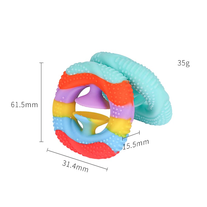 tappuTA in silicone anticro di tipo di allenamento a cinque dita di addestramento della forza di presa silicone formatori di resistenza alla mano in silicone e esercizio fisico dell'avambraccio e rafforzamento per l'uomo, rafforzamento della presa delle mani, anello di esercizio della mano.