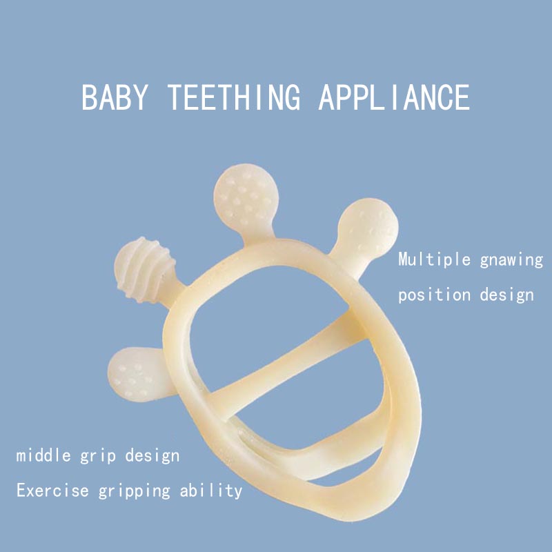 Giocattoli per bambini in silicone per bambini 3+mesi, goccia libera BPA-.