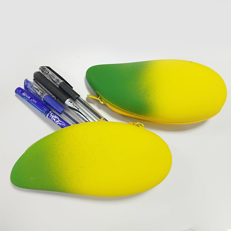 Simpatico sustello a forma di matita a forma di banana in silicone sacca per tastiera, silicone di grado alimentare impermeabile e resistente