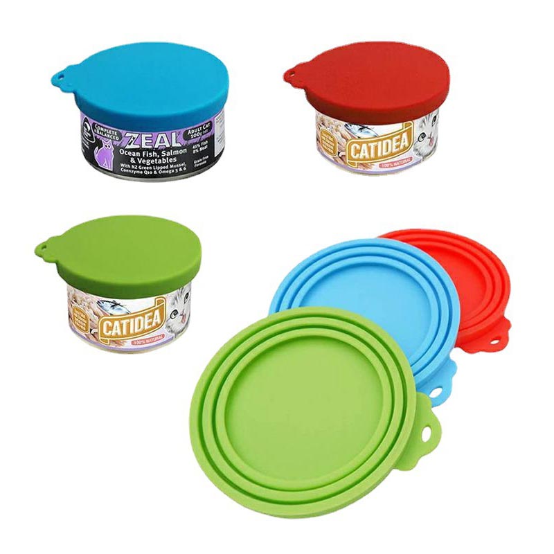 Coperchi in silicone, coperchi per alimenti per animali