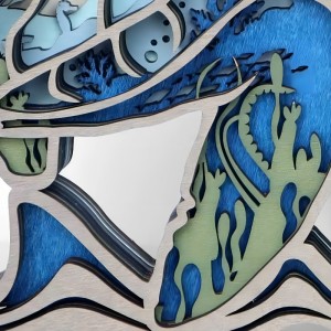 Decorazione artigianale 3dwooden