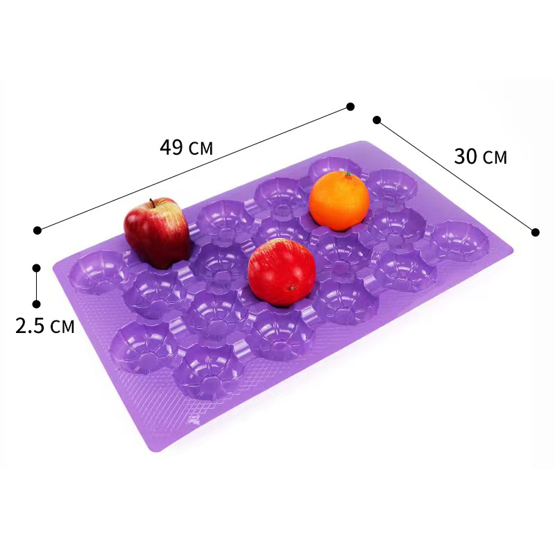 Visualizza vassoio di frutta 490*300*25 mm 20 scanalature