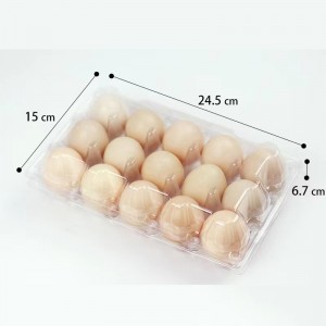 Vesto per uova 245*150*67 mm 15 scanalature 42 g