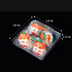 Vassoio di uova anatra 130*130*75 mm 4 scanalature