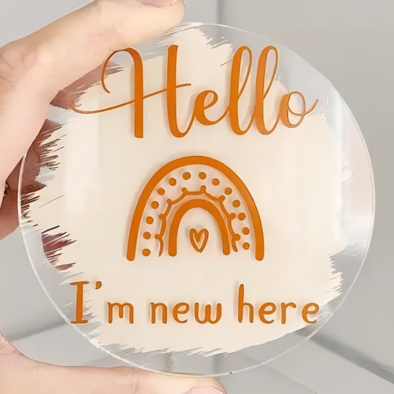 ACRILICA LASER CUT INCISTA ALL'ORAVANTE BAMBINI COMMERCHI