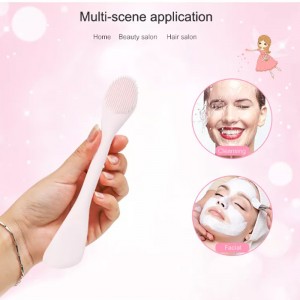 Strumenti per l\'applicazione maschera - Applicatore a pennello maschera silicone e spatola di massaggio per argilla, crema, gel e maschere di fango - Strumenti di bellezza Regali