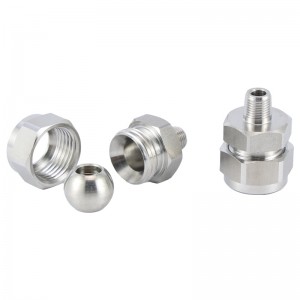 Adattatore dell\'ugello a sfera universale, adattatore universale per il raccordo di regolazione del tipo di sfera, adattatore ugello a sfera filettato