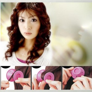 Nessun bigodino di riscaldamento a calore, strumenti di arricciatura dei bigotti di silicone,nessun riscaldamento,nessun danno ai capelli, facile da pulire